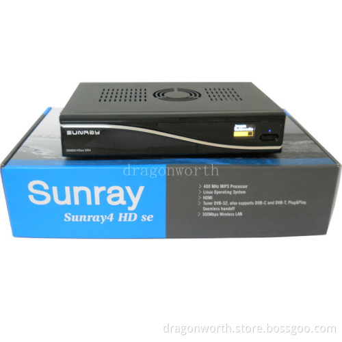Sunray Dm 800HD Se Sr4 with WiFi 3 in 1 Tuner Satellite Receiver